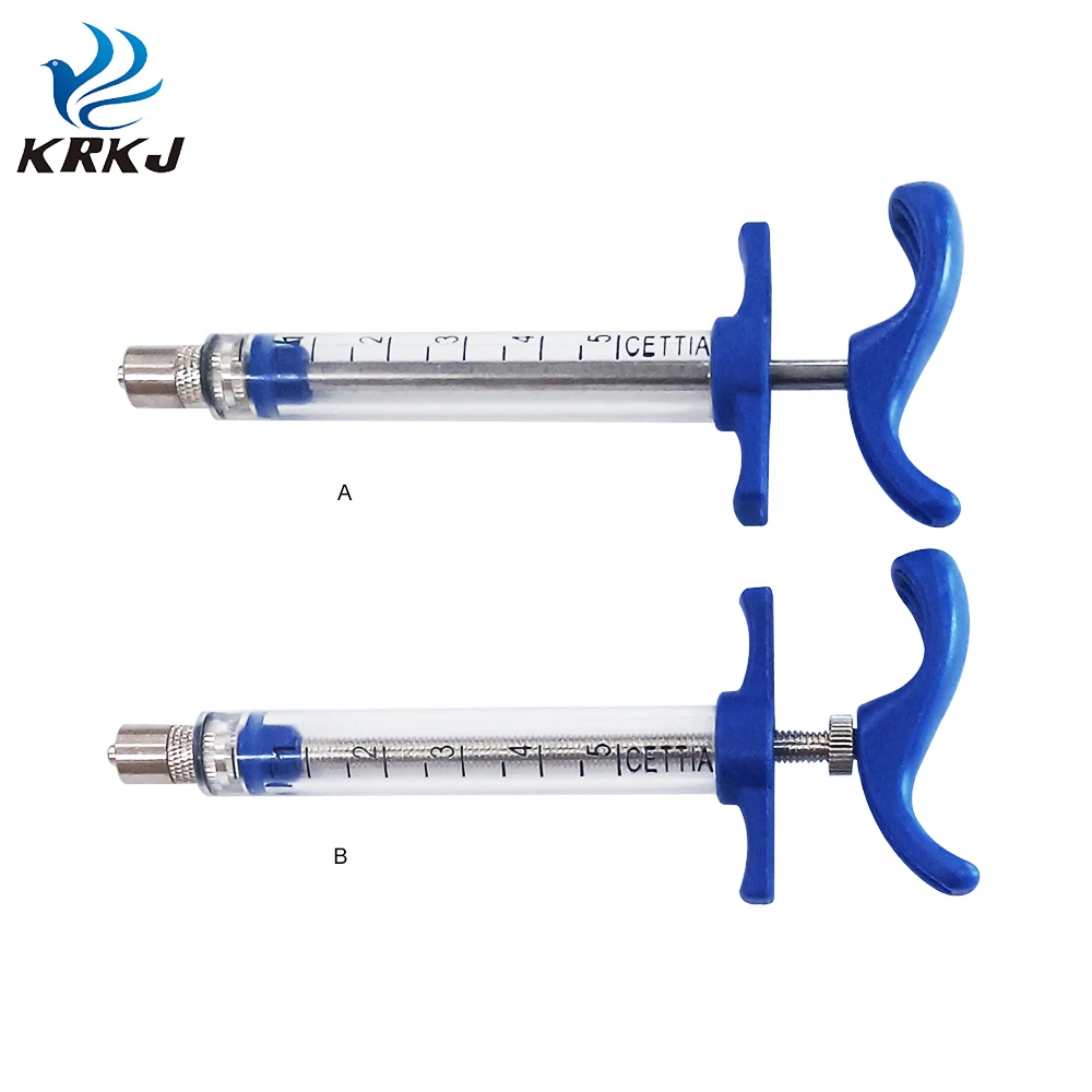 CETTIA KD310 reusable tpx veterinary injection syringe 5cc plastic for pig sow