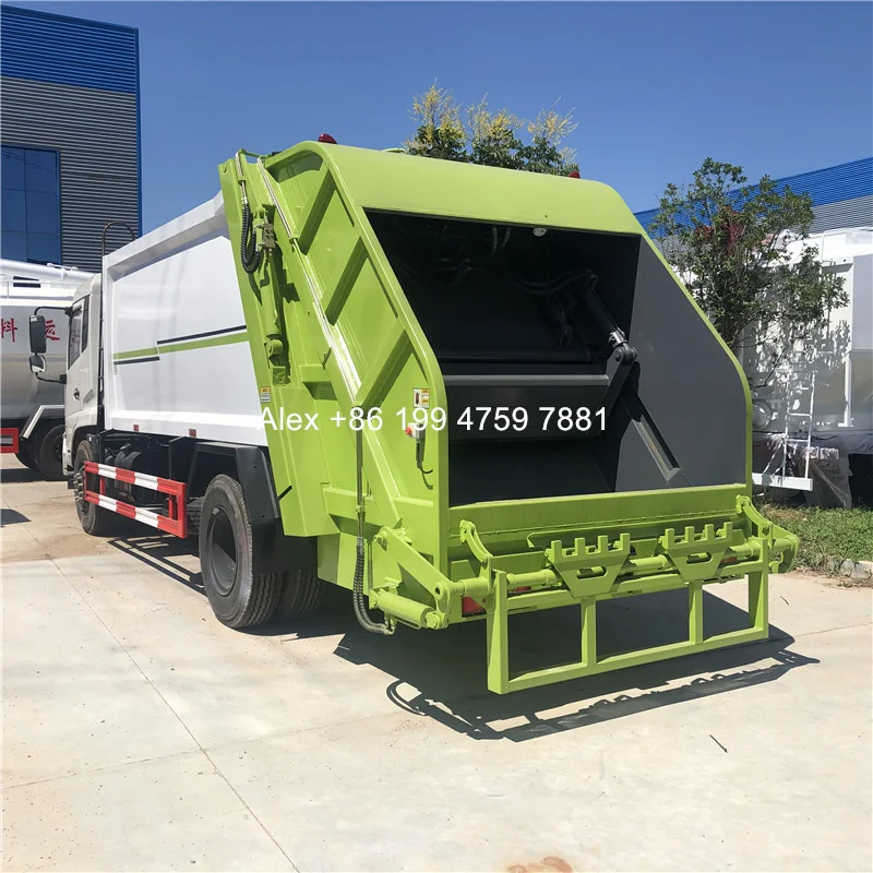 4x2 15000 liters Dongfeng Euro 3 garbage compactor