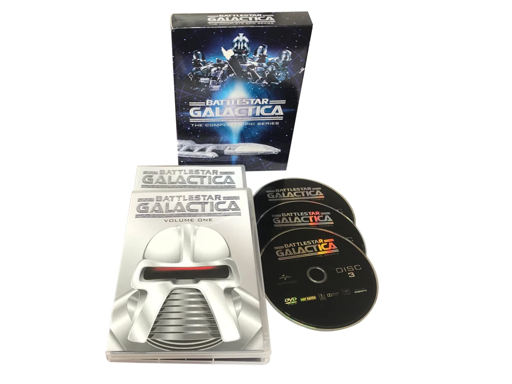 Battlestar Galactica полный набор коробок серии 10dvd Регион 1 dvd оптовая продажа Бесплатная доставка на eBay Ama/zon Заводская поставка