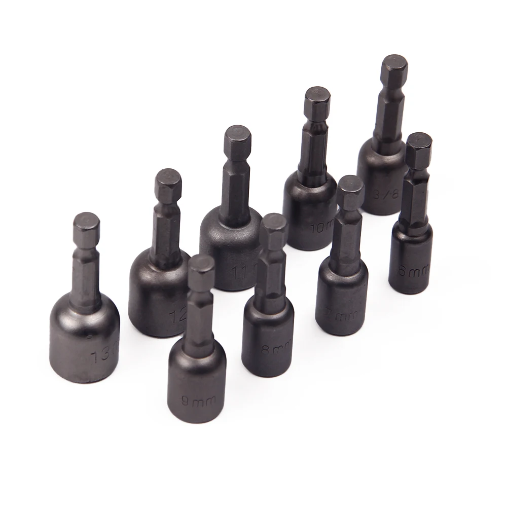 6-15mm 1 / 4 hex handle conversion strong magnetic socket wrench 65mm electric screwdriver socket