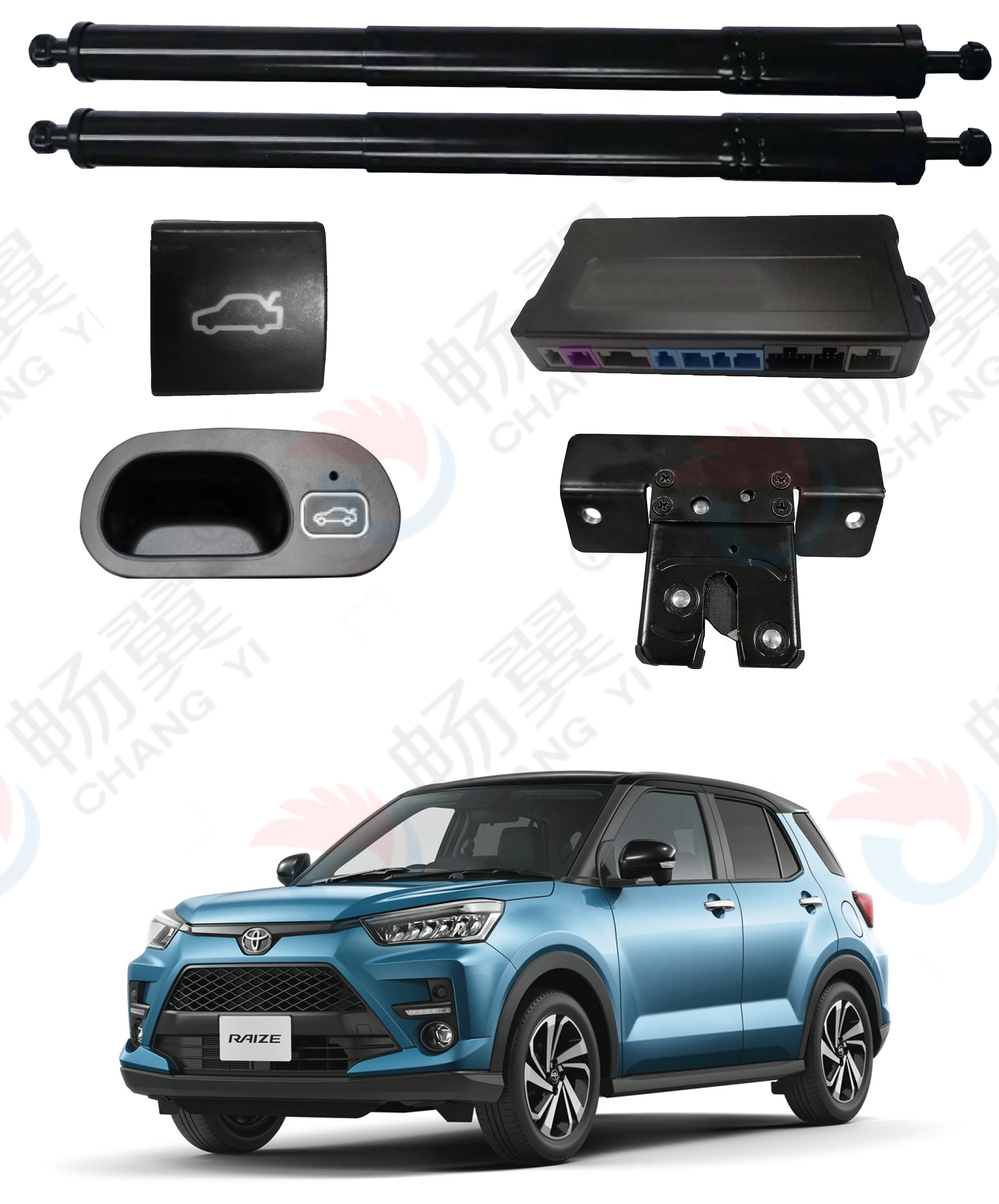 Auto Tailgate System Trunk Release Automatic Tailgate Lift Manufacturer Foot Sensor Optional for Toyota Raize 2022+