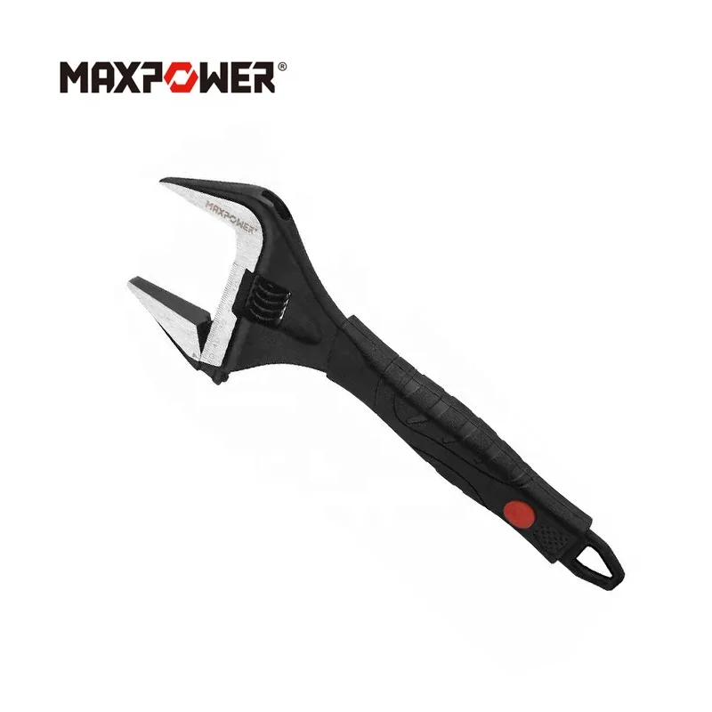 Регулируемый гаечный ключ MAXPOWER отделка из черного оксида ультратонкий регулируемый с широким отверстием