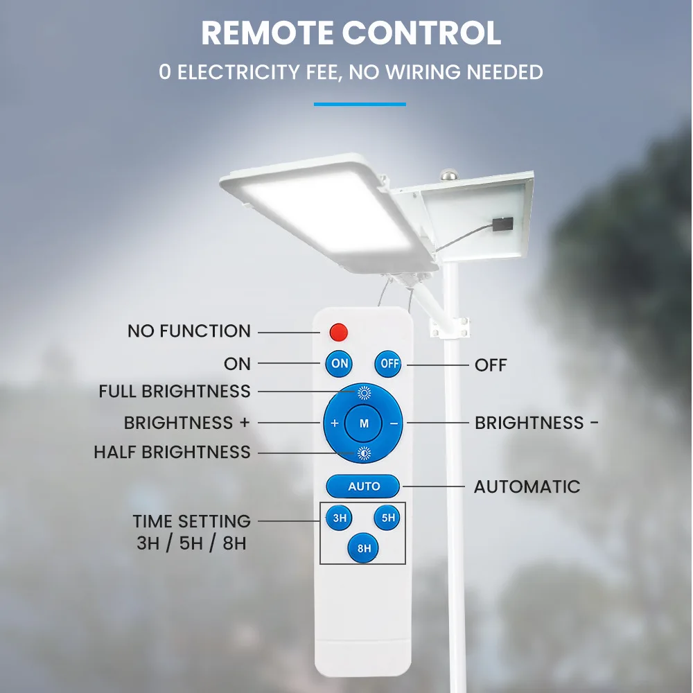 Competitive Price Aluminum Solar Power Outdoor Split Outdoor Street Light Solar 150w 300w LED Solar Street Light