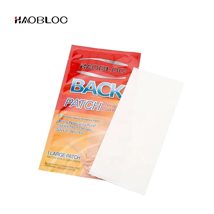 First aid herbal plasters muscle peppermint oil pain relief patch