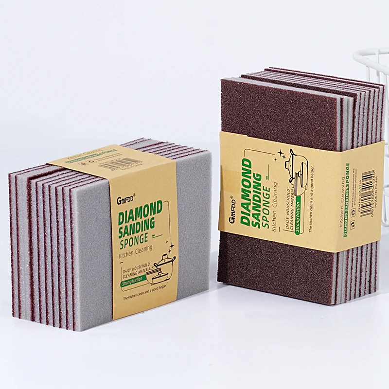 Rust Removable Emery Sponge Abrasive Cleaning Sanding Sponge Magic Sponge Block