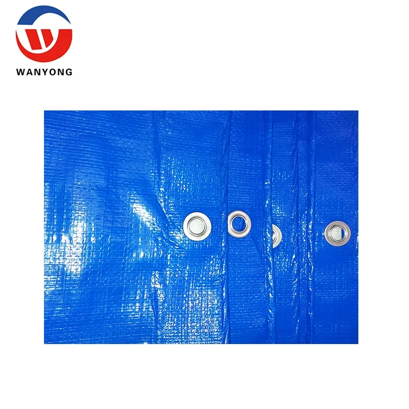 Синий солнцезащитный водонепроницаемый 3-слойный брезент