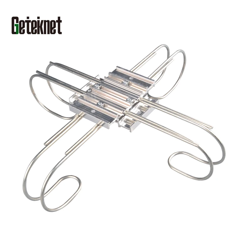 FTTH Hook Clamp for fiber cable Earth Wire Dead End Clamp Low Tension Clamp Aluminium Alloy Geteknet Standard