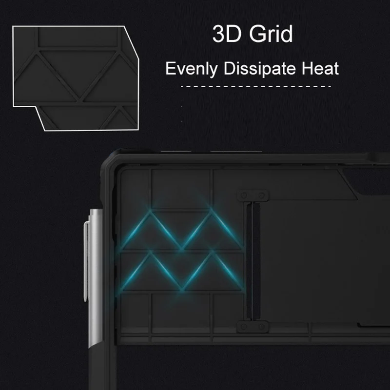 All-in-One Protective Case For Microsoft Surface Pro 4/5/6/7 LTE Cover Case With Pencil Holder For Tablet Accessories