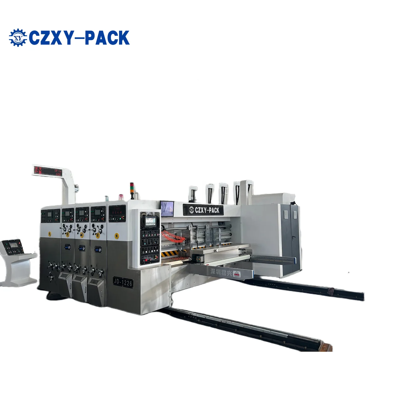Carton box printing slotting die cutting machine auto slotting machine corrugated cardboard box intelligent slotter