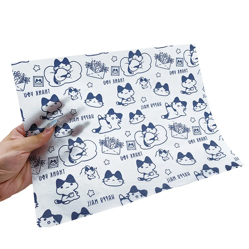 Custom Printed Logo Gift Wrapping Paper Clothing Tissue Paper