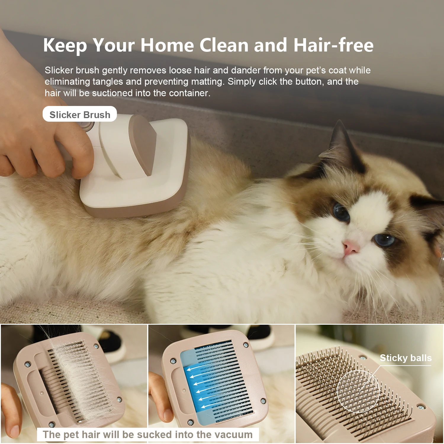 China Supplier Pet Grooming Kit Min Desibel Vacuum Pet Grooming Kit For Dogs And Cats