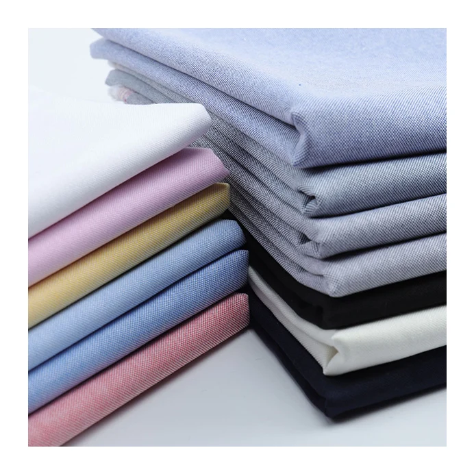 Manufacture 65 polyester 35cotton suiting and shirting oxford fabric for shirt