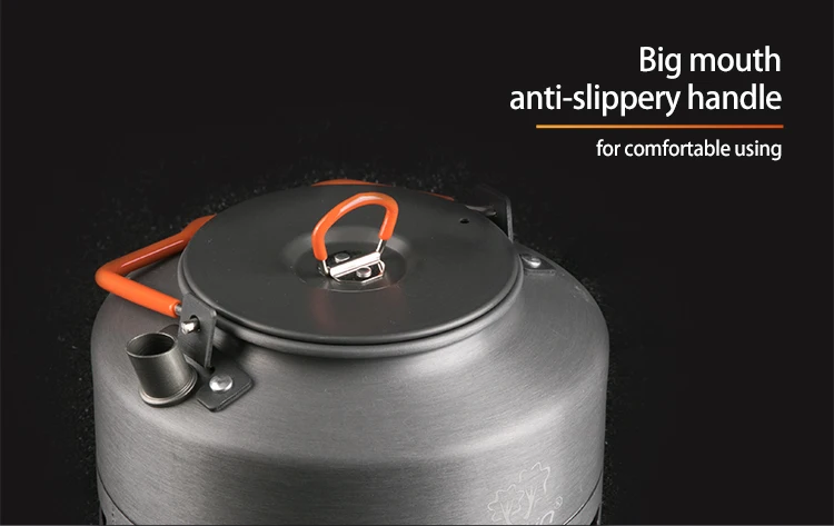 BULIN BL200-L2  1.6L Portable outdoor picnic cooking kettle 0.8L camping steel teapot hiking camping coffee kettle pot