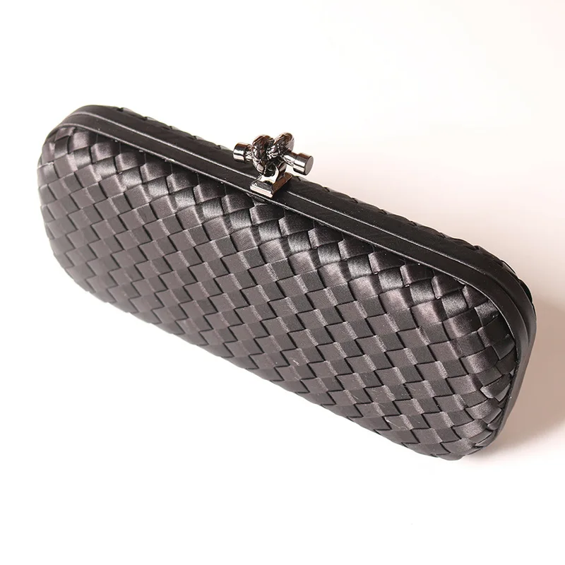 new microfiber woven dinner bag clutch ladies handbag dress evening women bag small