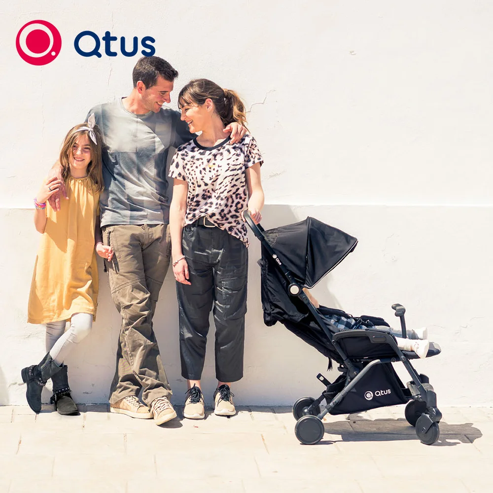 QTUS Tody STROLLER CHEAP 0-6 Years Old Large Seat All Terrain EN1888 Approved Compact Lightweight PU Wheels Sale Now TASLON