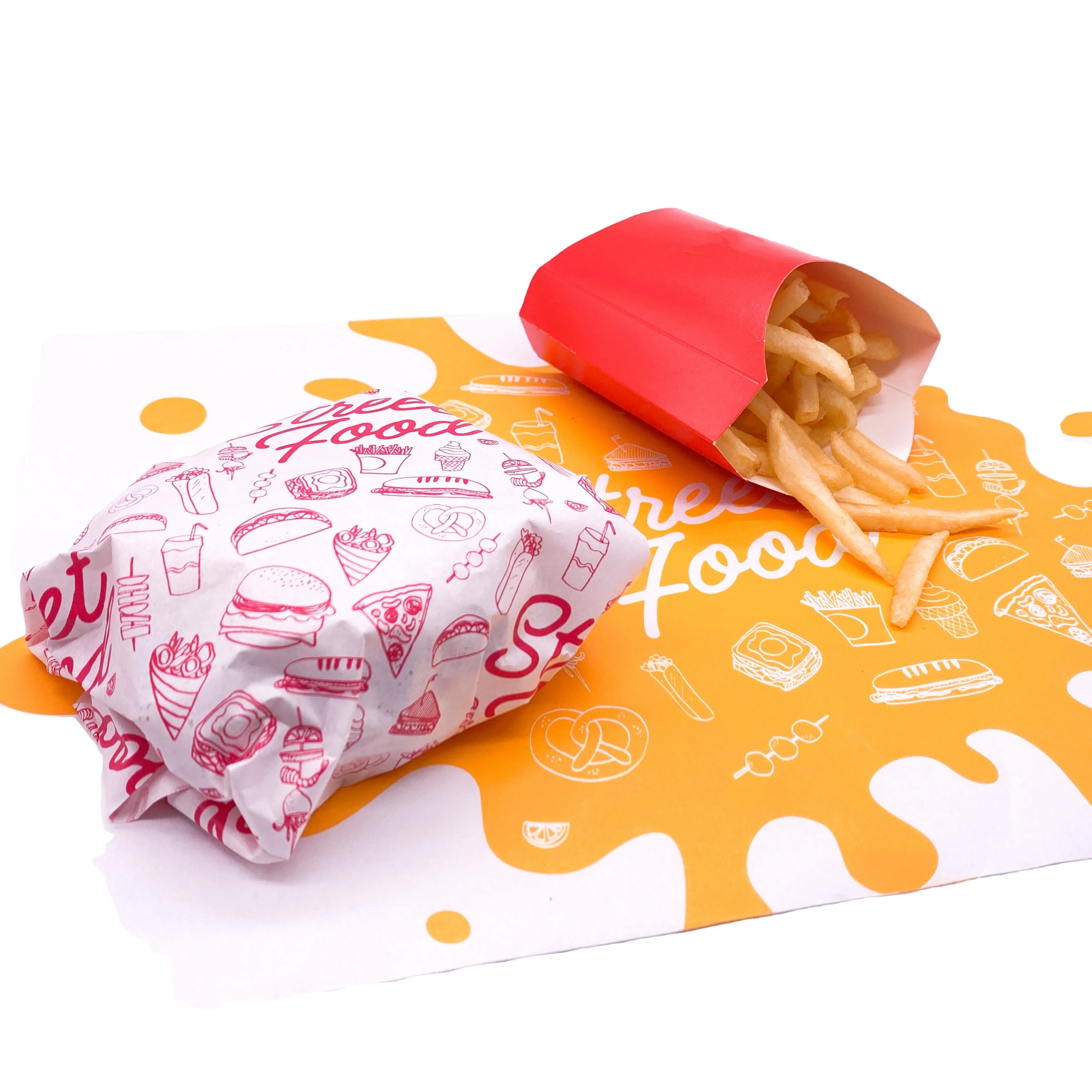Устойчивая, водонепроницаемая, герметичная бумага для готовки, упаковка с полиэтиленовым покрытием, герметичная бумага с печатью логотипа