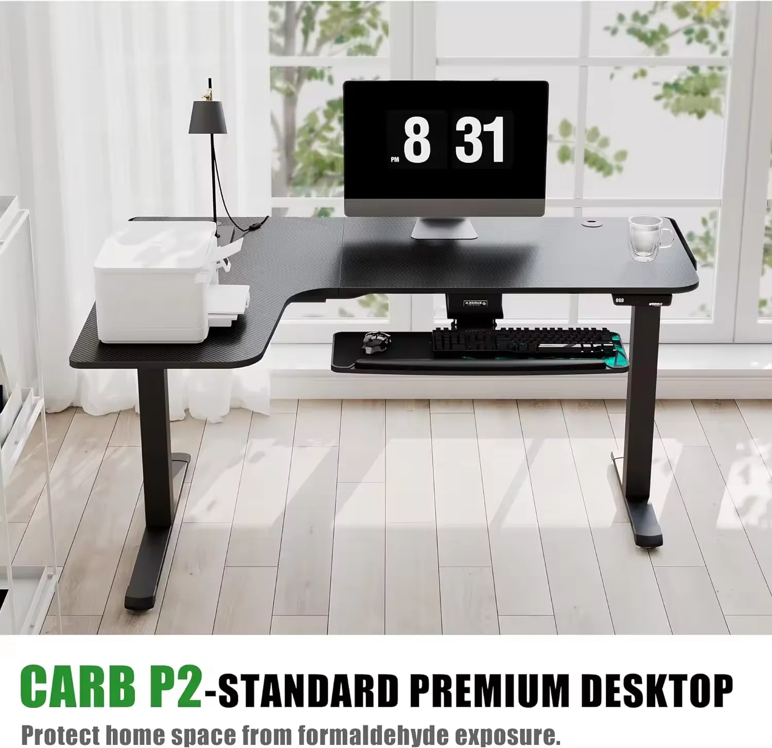 NEW Arrival Sit-Stand Height Adjustable Electric Table Sit Standing Computer Dual Motor Desk