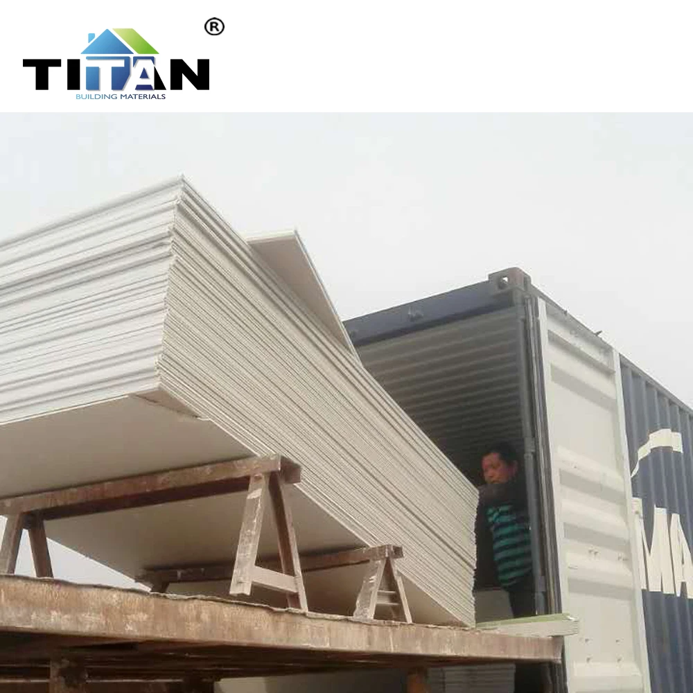 Regular Gypsum Board 9Mm Waterproof Dry Wall Plaques De Platre