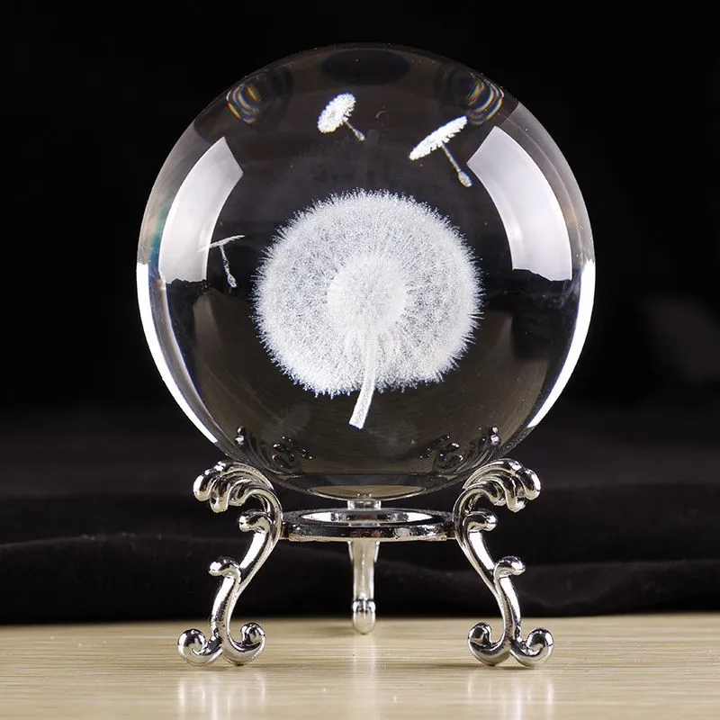 Factory Direct Sales K9 Crystal Ball 3d Laser Engraving Blank Glass Crystal Ball Decoration