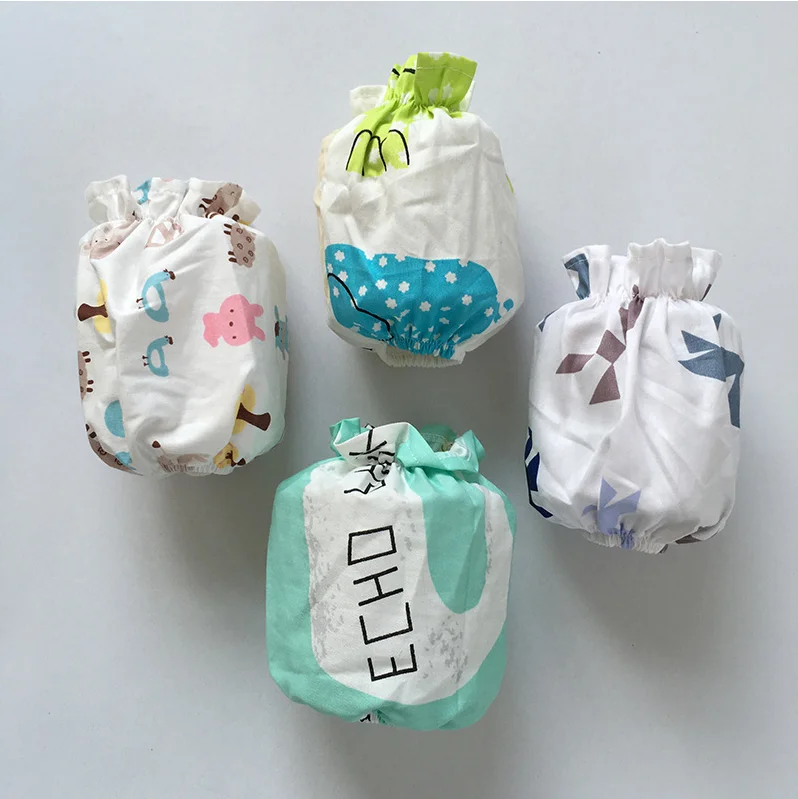 Ins New Nordic Style Kids Antifouling Sleeve Mix Pattern Cotton Printed Cartoon Baby Oversleeve