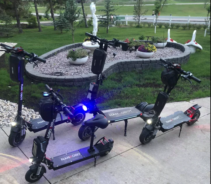 Nanrobot Adult Long Range Battery Cheap Waterproof Electric Scooter Max Speed 60-70km/h Electronic Products Unisex LED Display