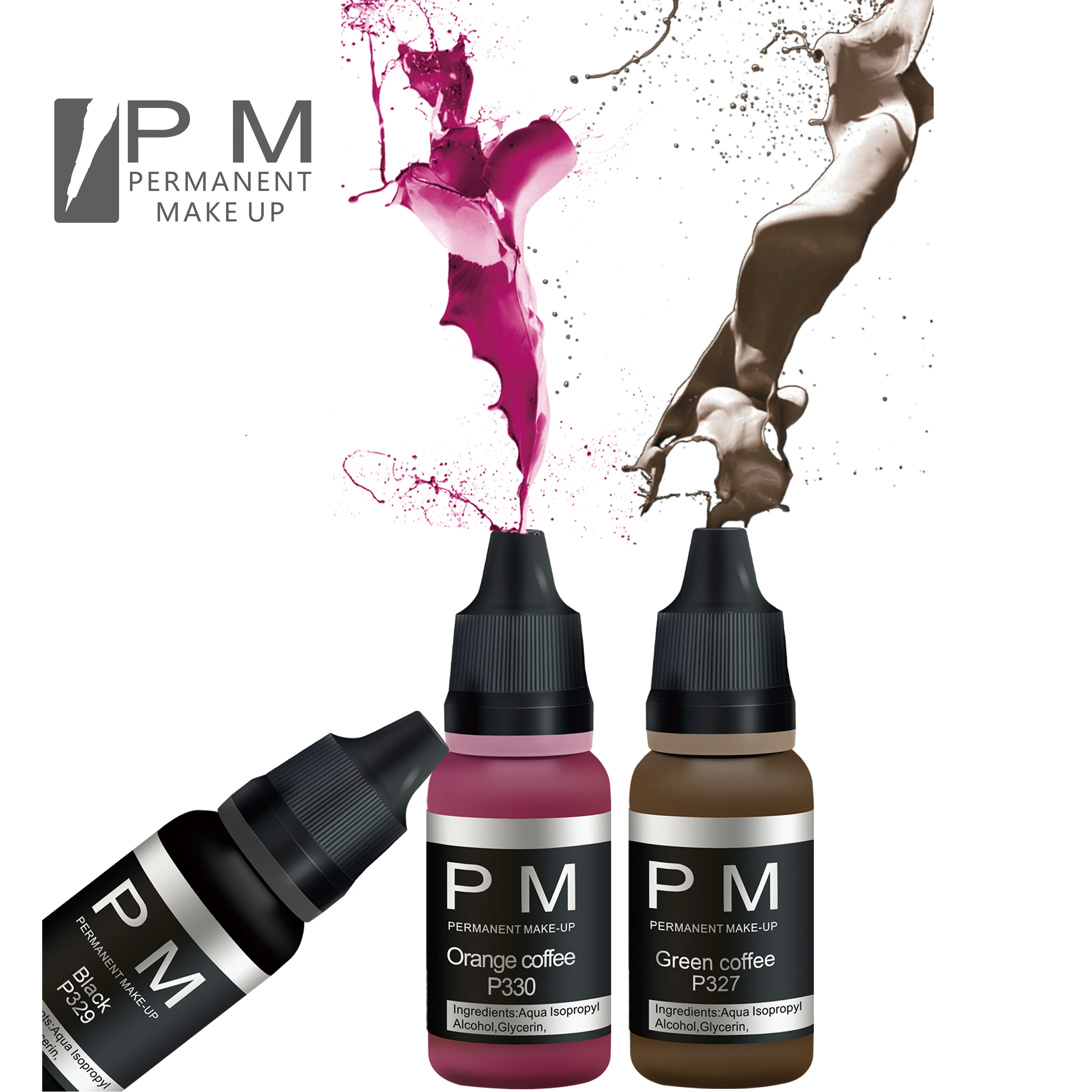 GOOCHIE Hybrid Liquid Long Lasting Permanent Makeup Ink Microblading Pigment For Nano Hair Strokes