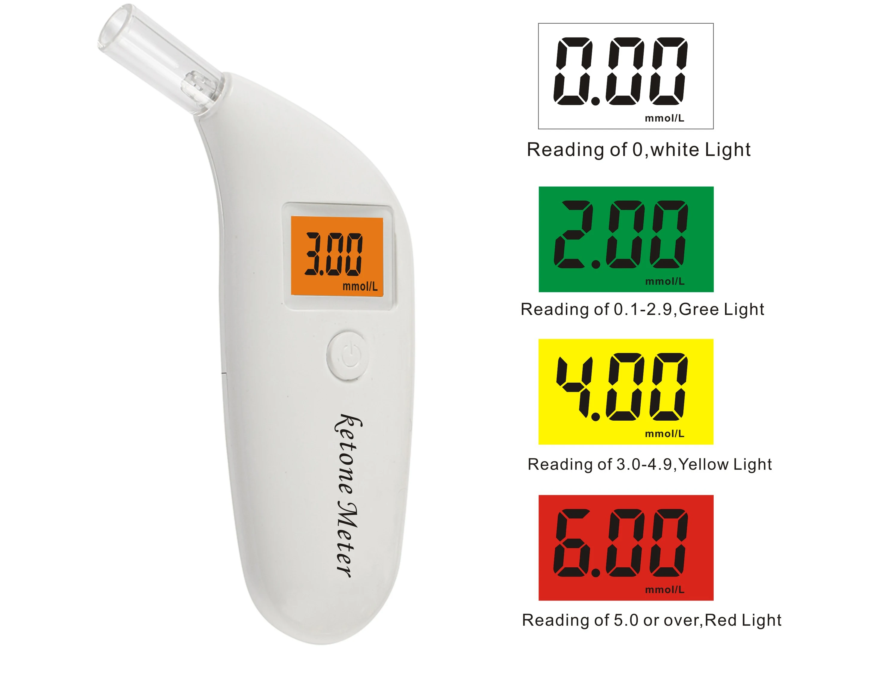 Top-Quality Digital Ketosis monitor lcd display keto tester for health ketogenic ketone meter KT-KC6