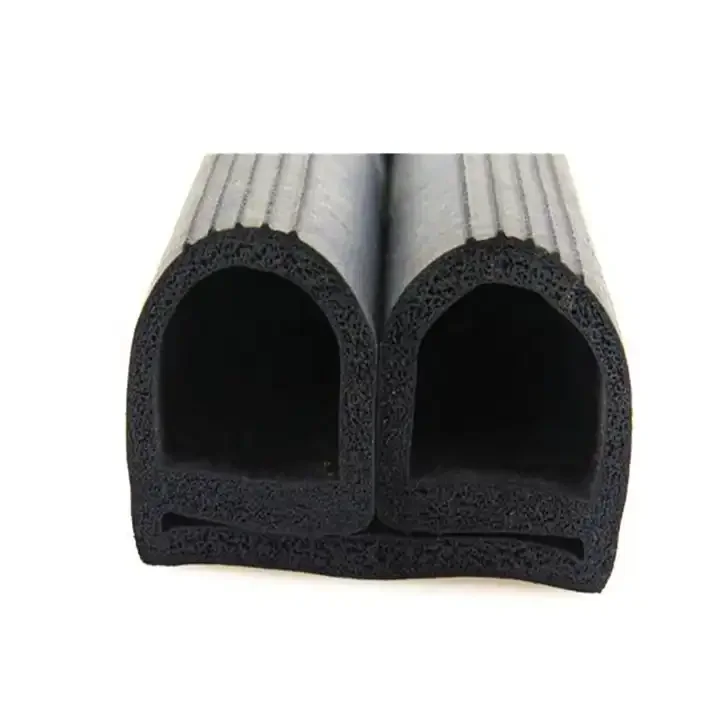 D type car hood rubber seal/ P shape window rubber strip/EPDM foam 2 meters rubber seal silicon strips