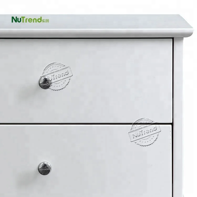 Nordic Narrow White Modern Wood Living Room Sofa Side End Table with 2 Drawers Mid Century Retro Bedroom Night Stand Table