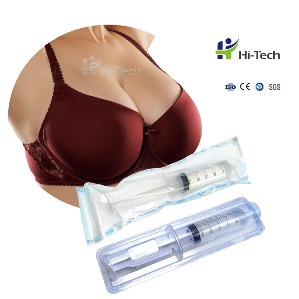 Korea 50ml Hyaluronic Acid Injection Ha Butt Augmentation Buttock Dermal Filler Breast Enlargement With Syringe
