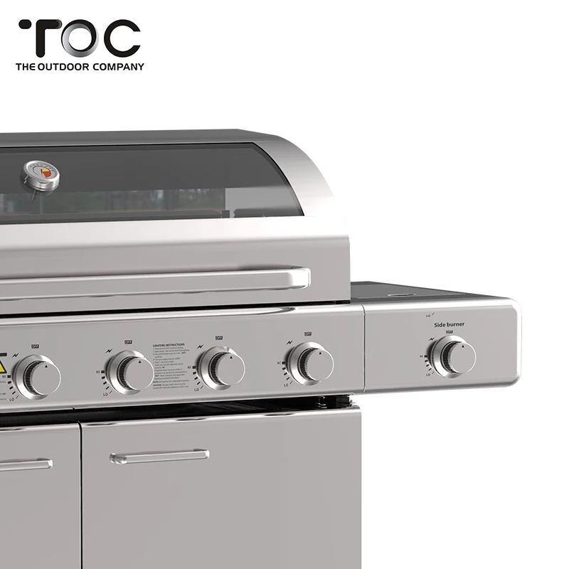 Factory Supply Stainless Steel Barbecue Bbq Charcoal Bbq Grill With Plate Cooker Stove