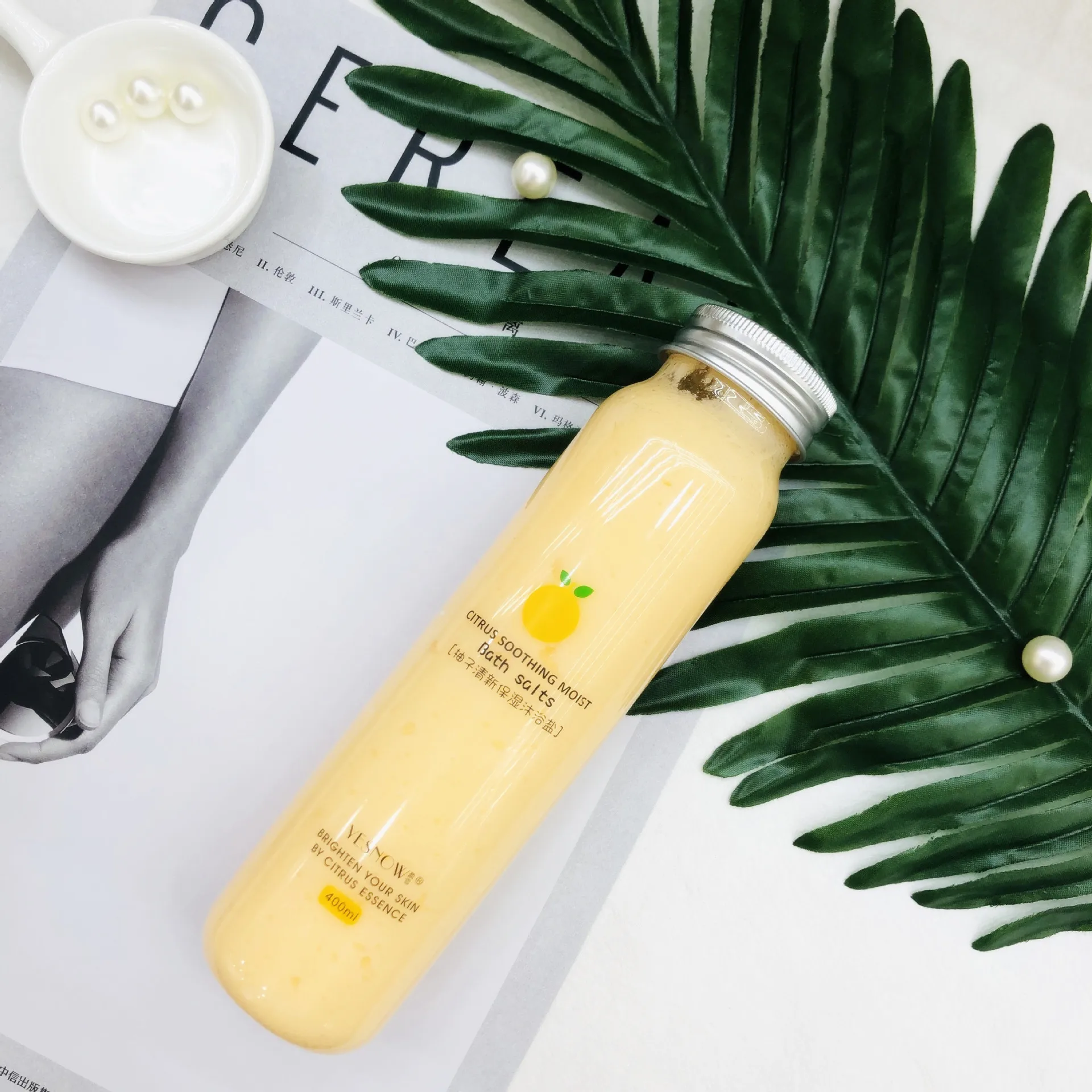 Wholesale New Body Exfoliating Scrub Milk Bubble Moist Bath Salt