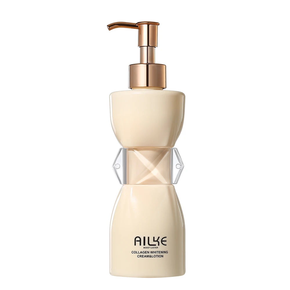 Ailke 300 ml Moisturizing Fish Bone Collagen Skin Whitening Body Lotion