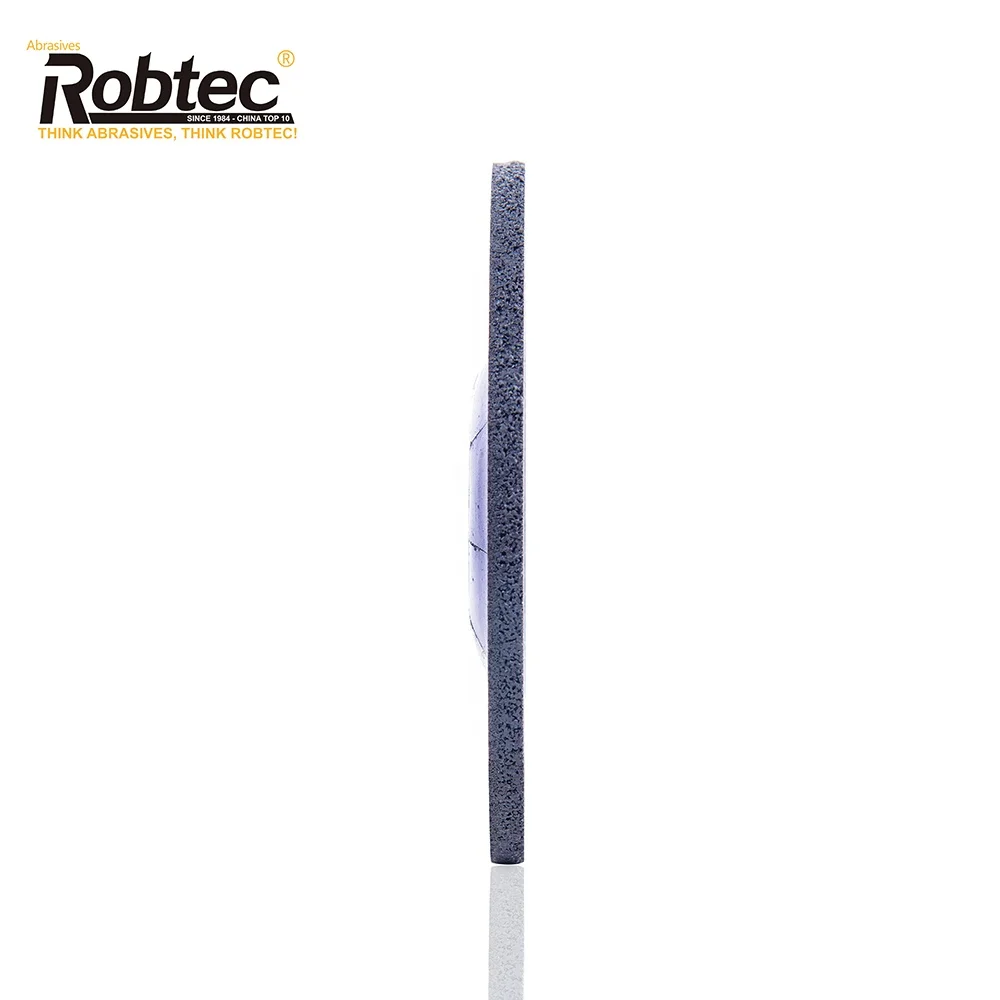 ROBTEC Professional 4 inch 100*6.4*16mm Black Abrasive Resin Grinding Wheel  For Metal