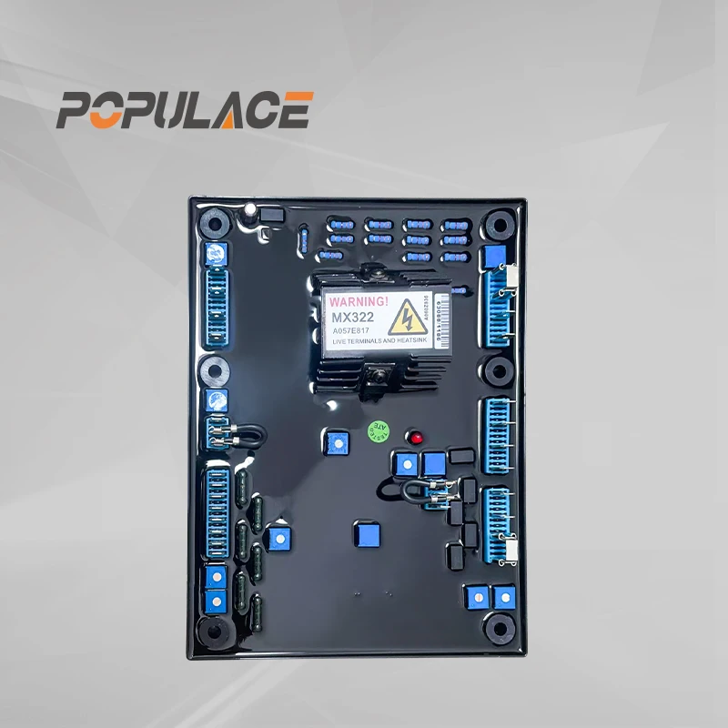 POPULACE CE High Quality Diesel Engine Spare Parts MX322 Automatic Voltage Regulator AVR MX322 Price Card Generator AVR MX322