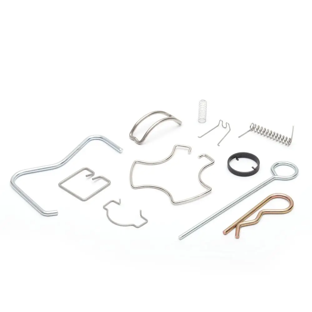 Factory custom CNC machining part  OEM services cnc stainless steel wire forming bending springs