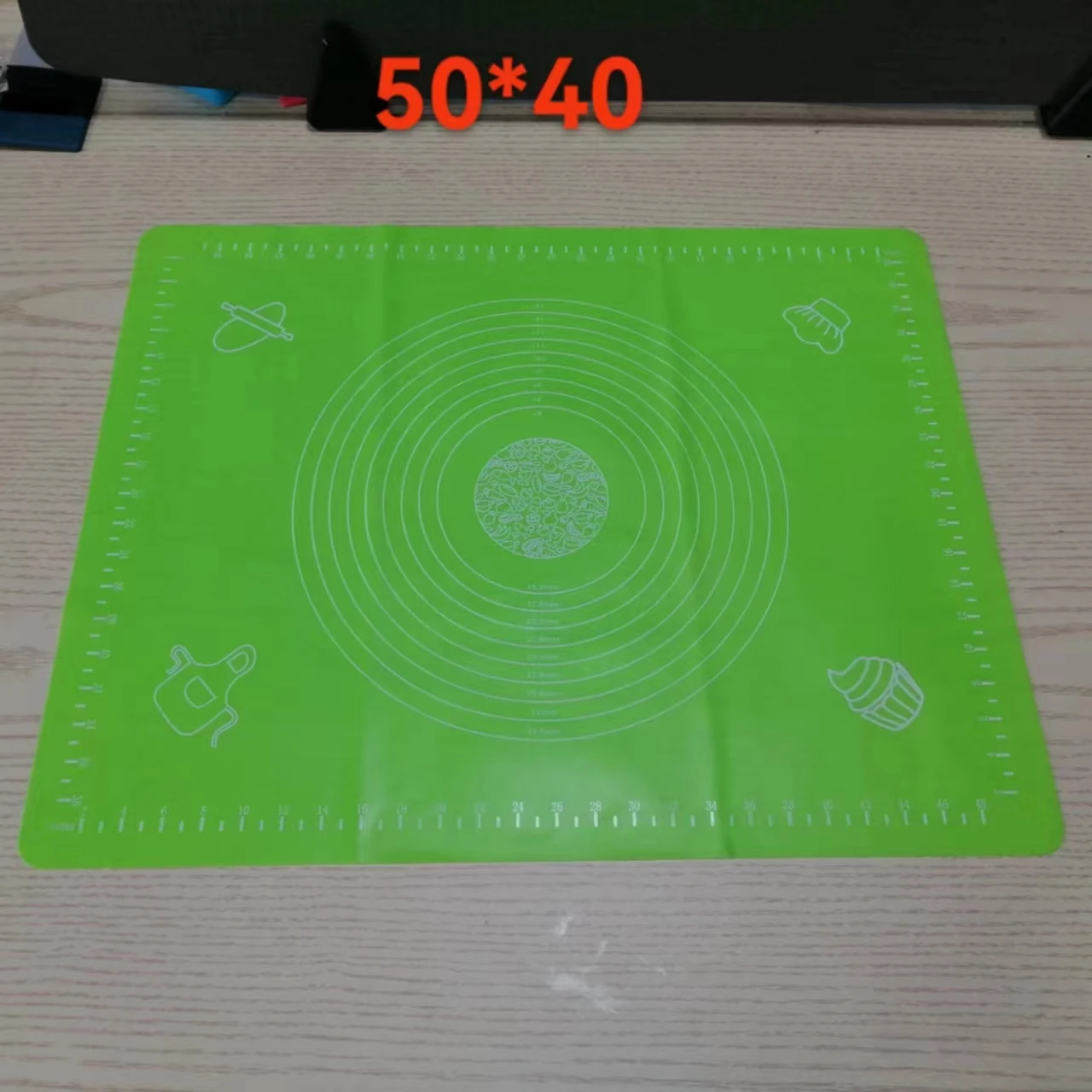 Большой силиконовый коврик 50*40 см/30*40 см/70*50 см/65*45 см и тестовый более толстый для замешивания