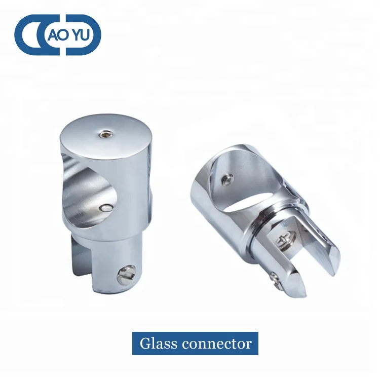 Frameless swing glass to glass bi-folding shower hinge bathroom 180 degree stainless steel brass glass door hinge