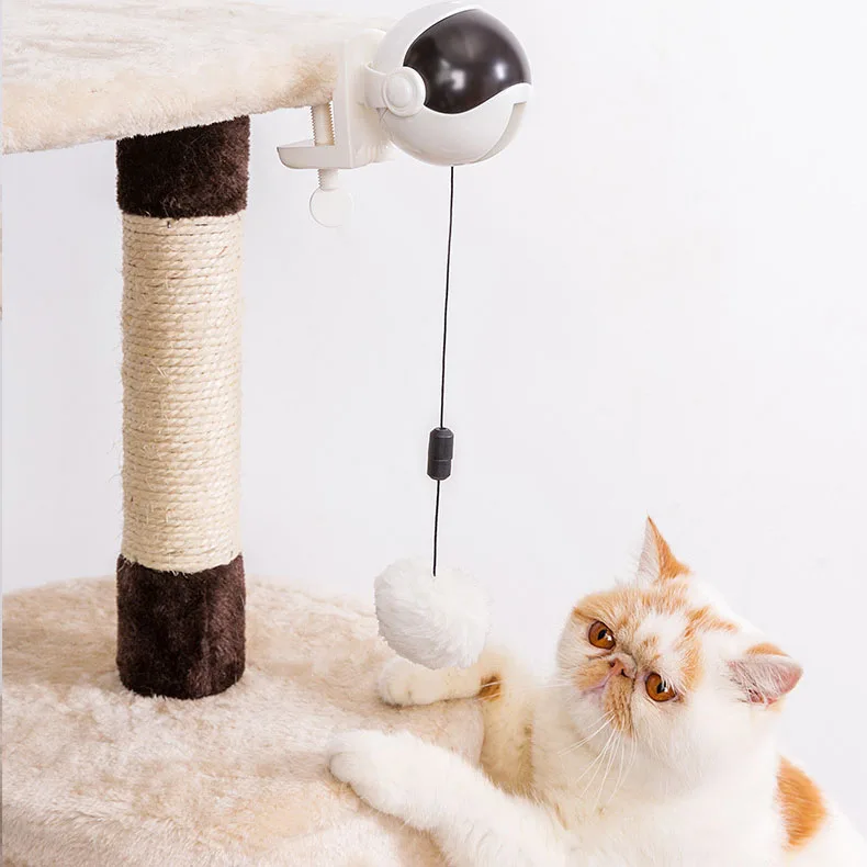 funny smart automatic interactive fishing cat toy ball Electronic Cat Toys for Exercise