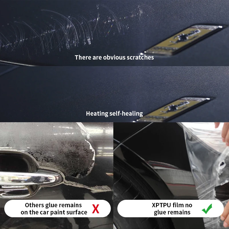 Wholesale Self Healing Transparent Polyurethane TPU PPF Film Car Protective Film TPH PPF Paint Protection Film 12MIL like 3M