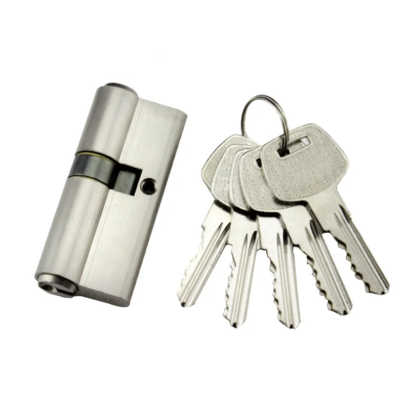 Euro Profile Brass Key Solid brass lock cylinder mortise door lock cylinder