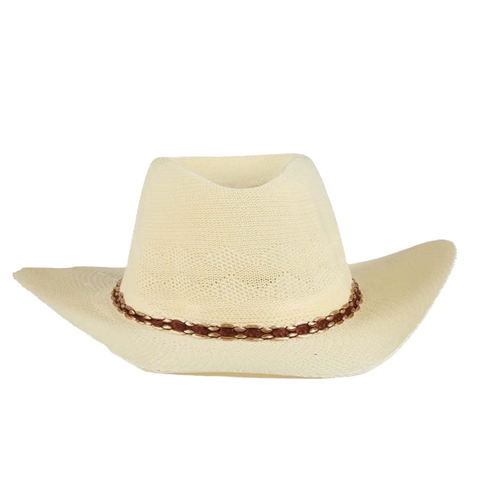 fashion promotional cowboy hat cheap custom cowboy straw hat