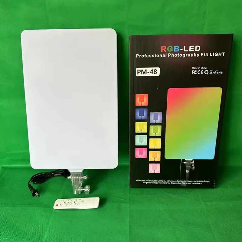 Professional RGB Fill Lamp LED Video Lights Remote Control Live Studio Lighting for Photography Camera