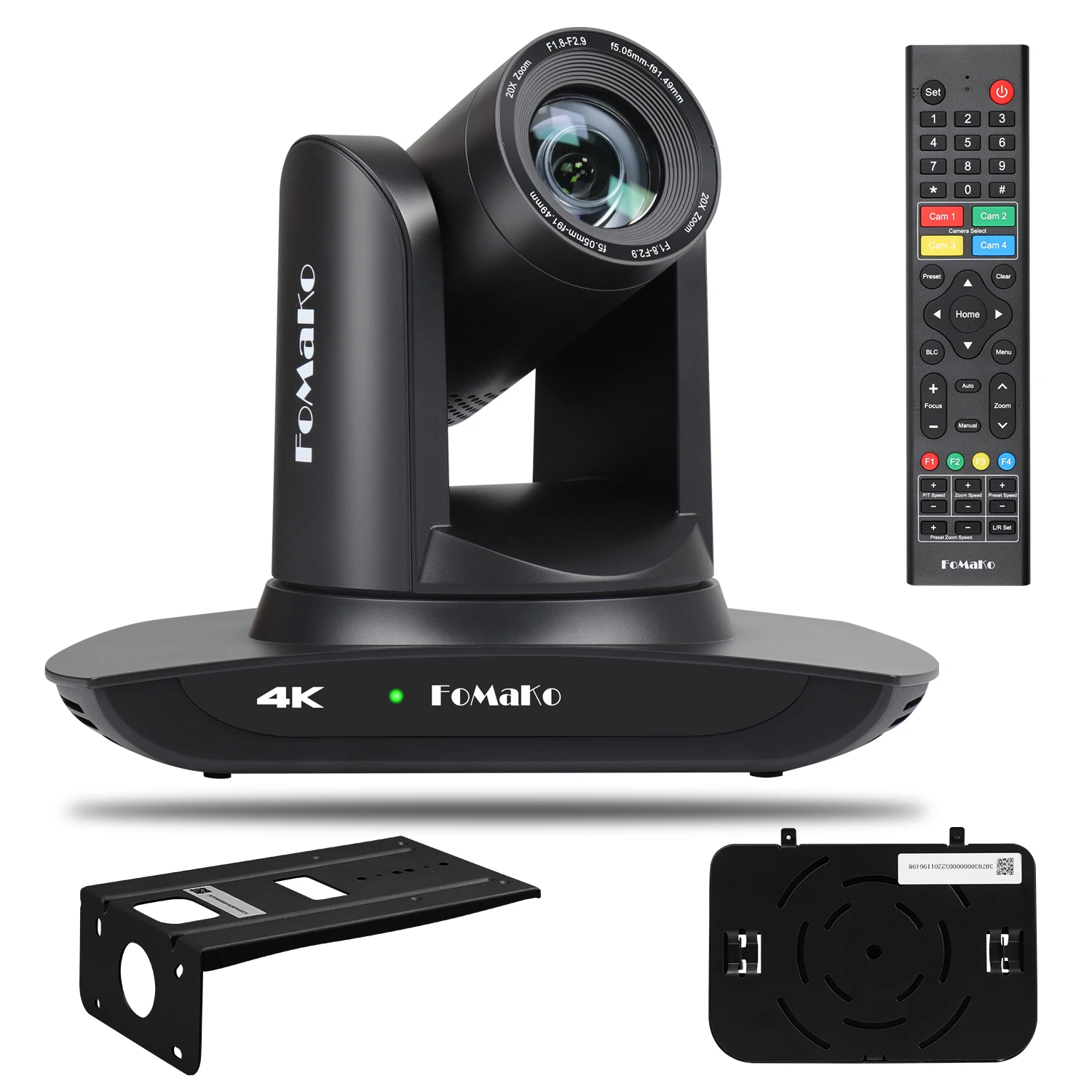 Камера FoMaKo 4K PTZ HD 1080P60 AI с автоматическим отслеживанием 20X оптический зум USB3.0 LAN MI для церковного богослужения образовательная Конференция K20UH