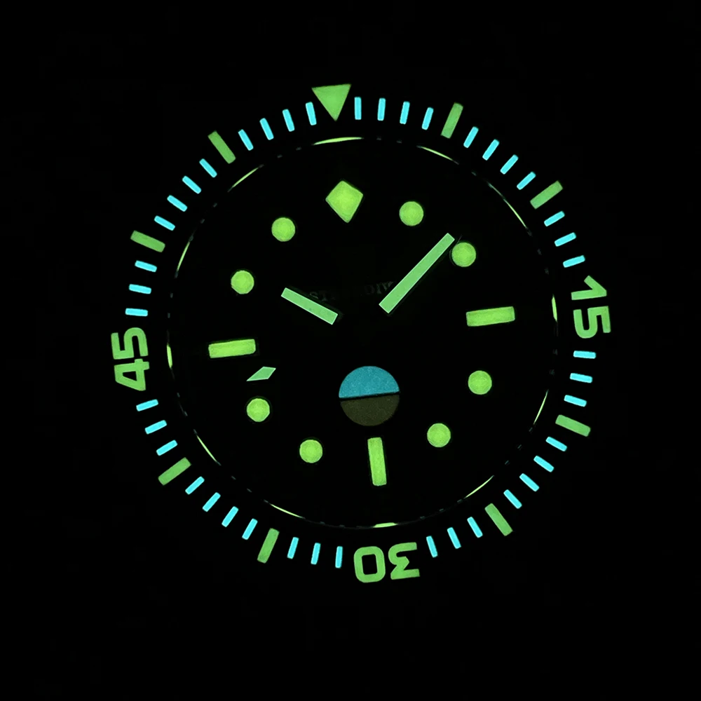 In Stock! SD1952T STEELDIVE Logo 41MM Stainless Steel case 300M Waterproof Ceramic Bezel NH35 Automatic Mens Diving Watch