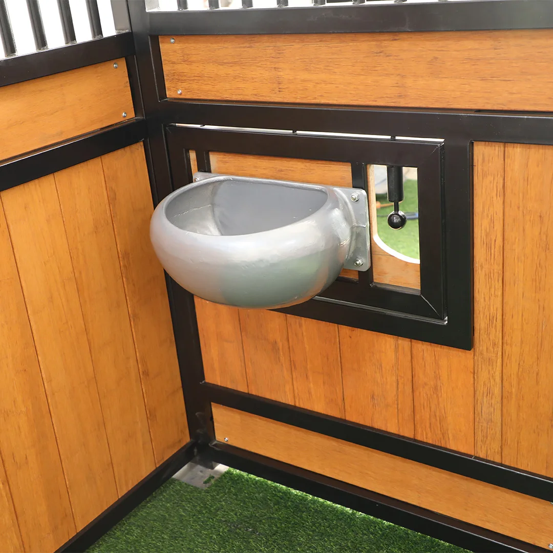 Wholesale Cheap 12ft Horse Stable Powder Coated Horse Stall Stable 3m 3.5m 4m 5m Mobile Portable Horse House Stable