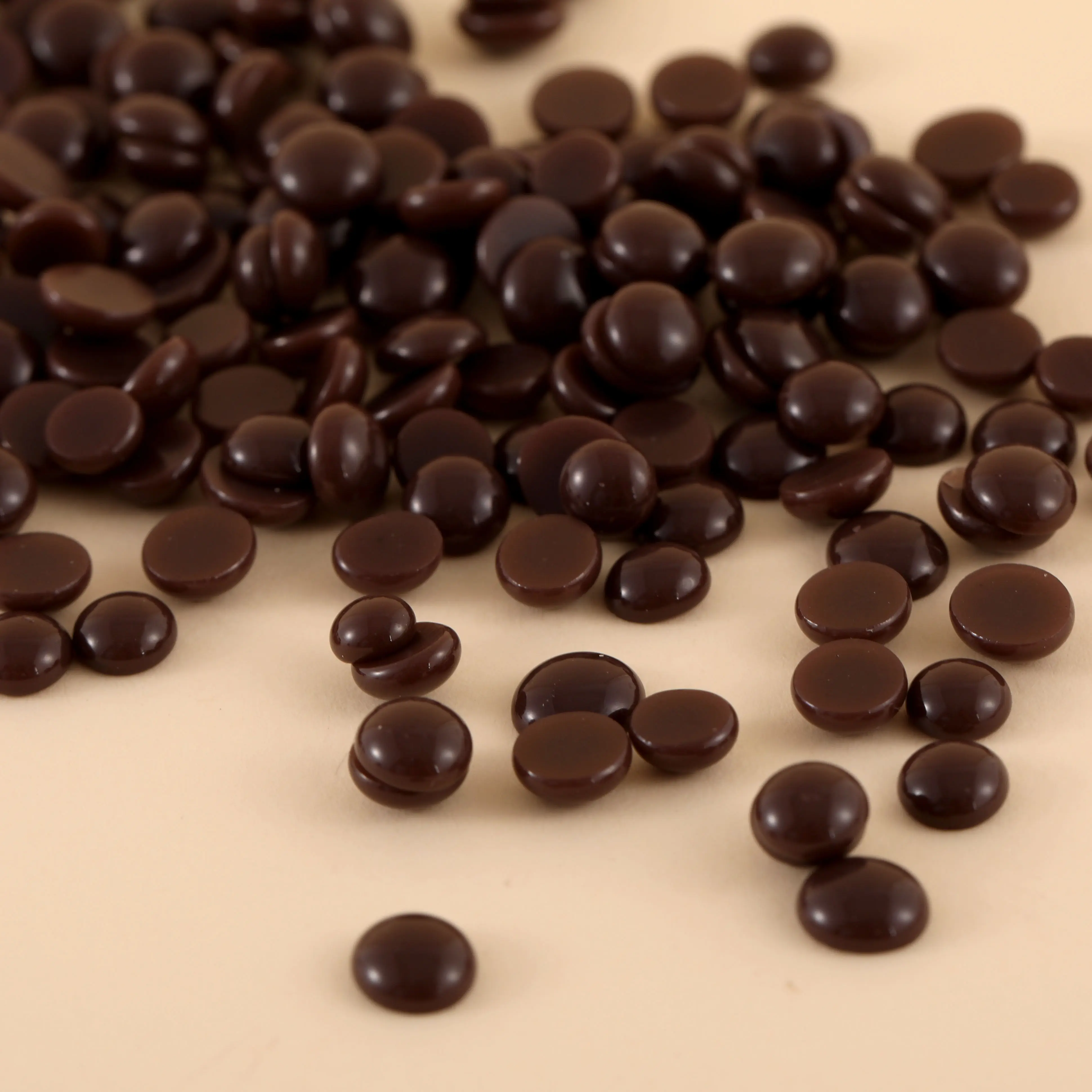 WaxNewK chocolate Private label 1KG 2.2LB Elastic depilatory dry fast hard Wax beans Body Hair Removal hot wax beans body wax