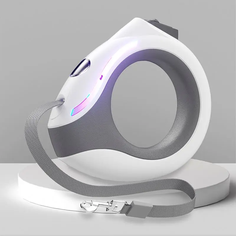 UFO Dogs Innovative Products Intelligent LED Light Smart Pet Leash Retractable Dog Leash For Pet