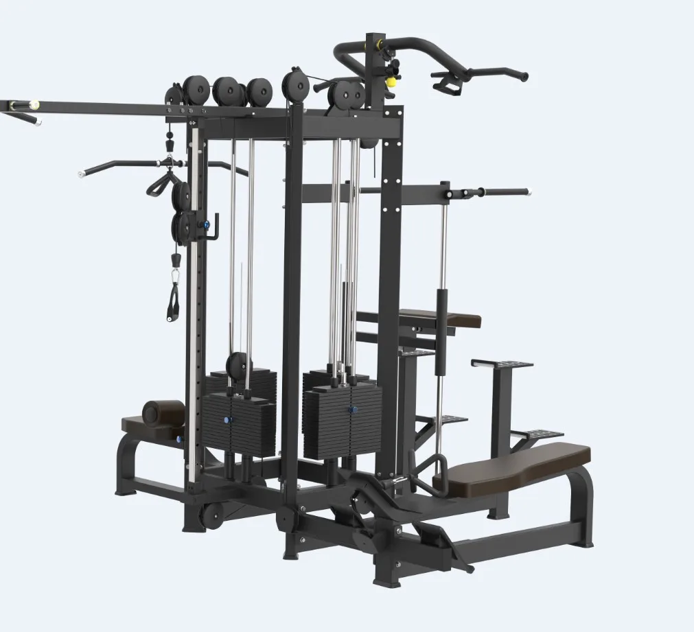 Professional Exercise Fitness Equipment Commercial Gym Equipment Multi Functional Training Multi Jungle 5 Stations