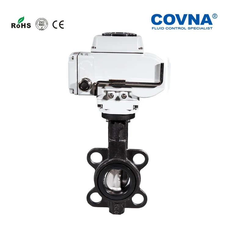 COVNA моторизованный клапан 110v 10-дюймовый электрический клапан-бабочка